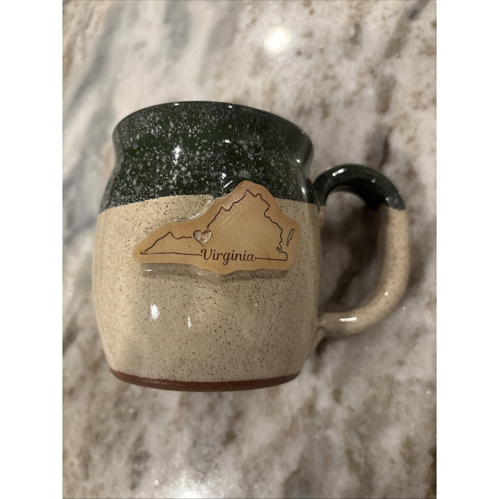 Sunset Hill Stoneware Virginia Mug Handcrafted In USA